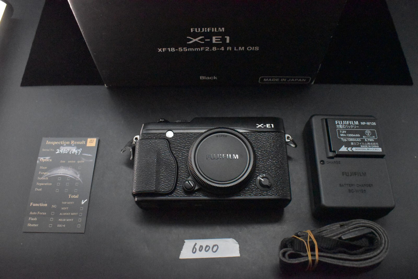 [1 Yr warranty] Fujifilm X Series X-E1 16.3MP Digital SLR Camera Body Black 5961