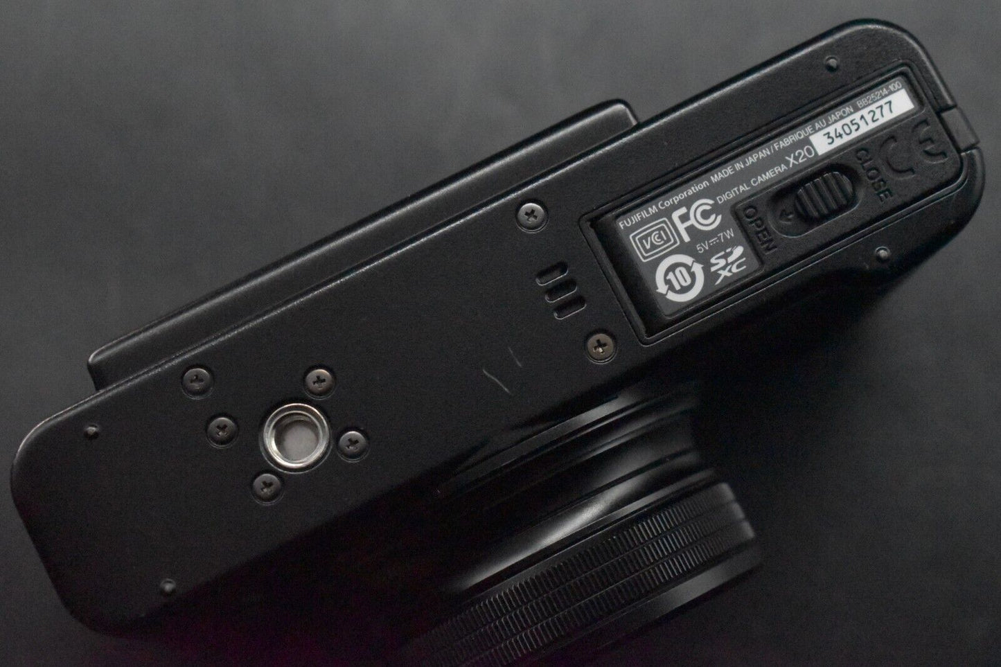 FUJIFILM X20 Compact Digital Camera Black Fuji X Series [ALMOST MINT] #5390