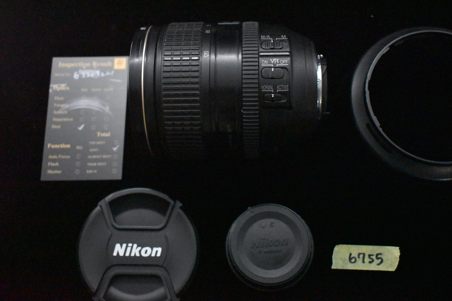 [1 Yr warranty] NIKON AF-S NIKKOR ED 24-120mm f/4 G ED VR Zoom Lens 6755