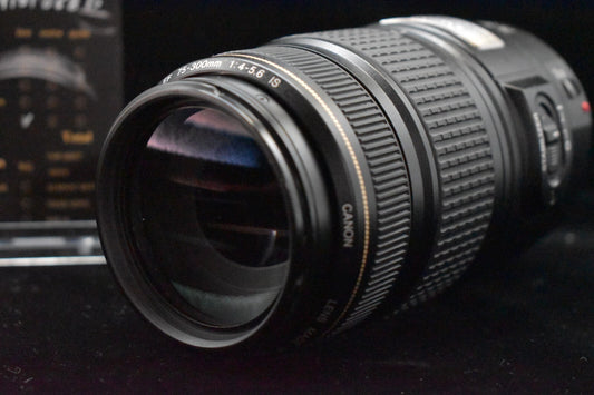[1 Yr Warranty] Canon EF 75-300mm f/4-5.6 IS USM Telephoto Zoom Lens 6734