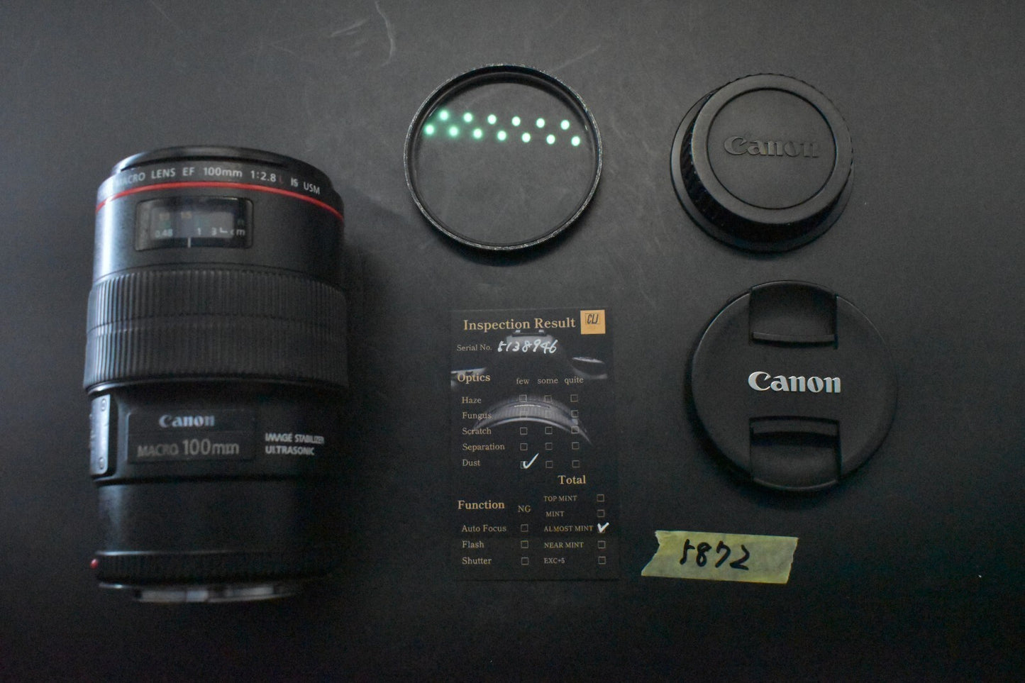 [1 anno di garanzia] Obiettivo macro Canon EF 100mm F/2.8L IS USM dal Giappon...