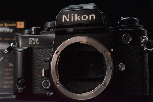 [1 Yr Warranty] Nikon FA Black 35mm SLR Film Camera Body From JAPAN 6113