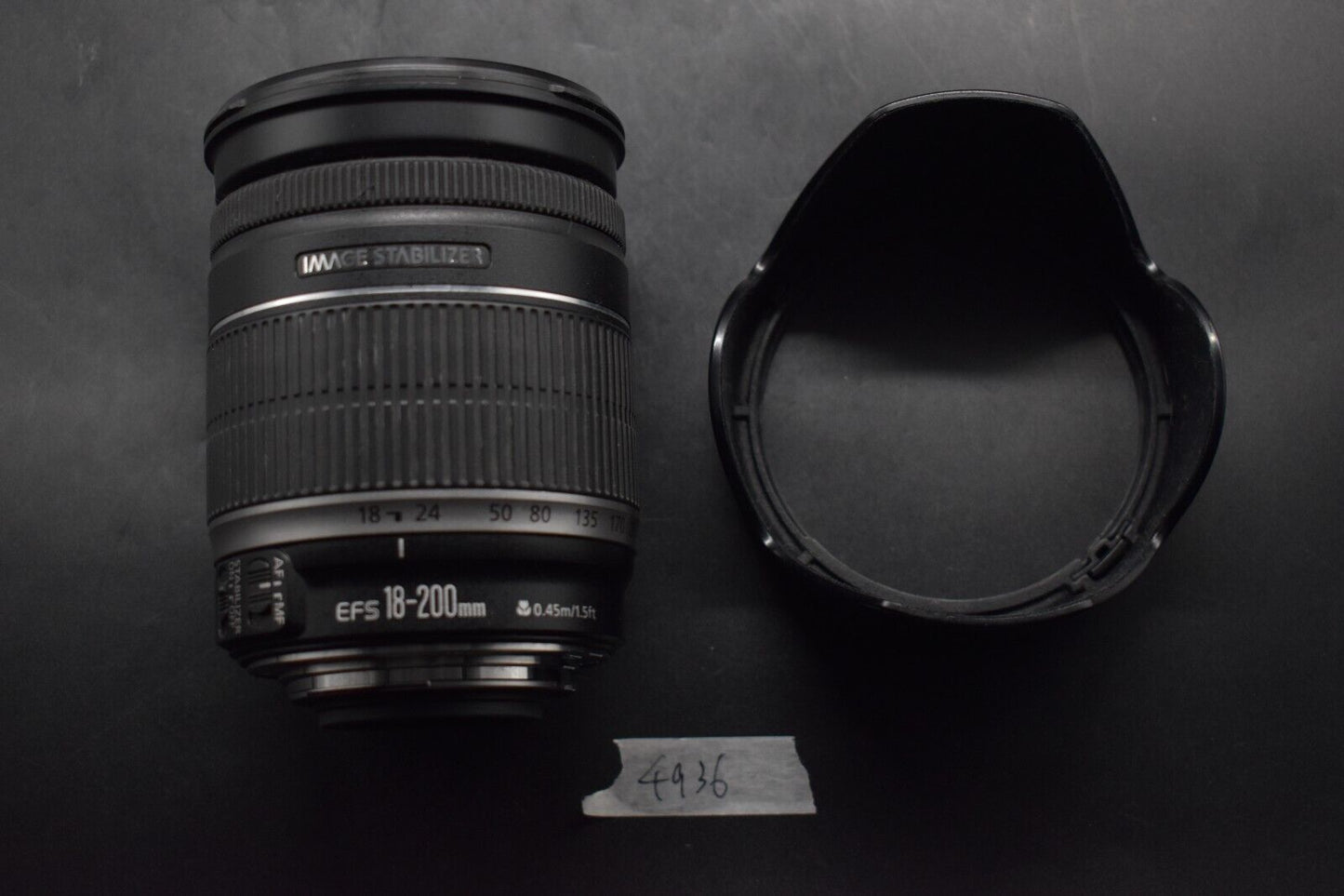 Canon EF-S 18-200mm f/3.5-5.6 IS Wide Angle Zoom AF Lens From JAPAN [MINT-] 4936