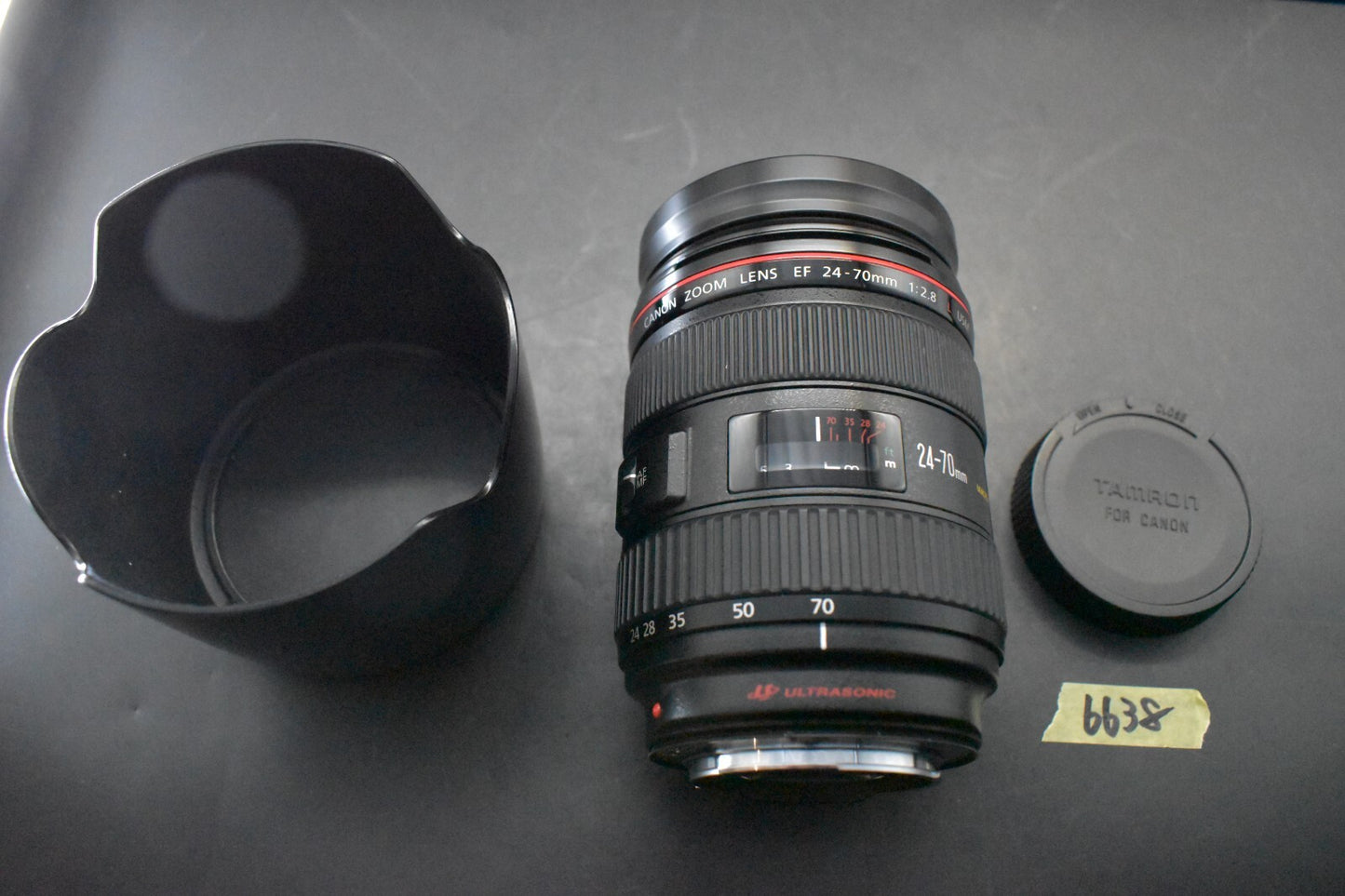 [1 Yr warranty] Canon EF 24-70mm f/2.8 L USM AF Telephoto Zoom Lens Used 6638