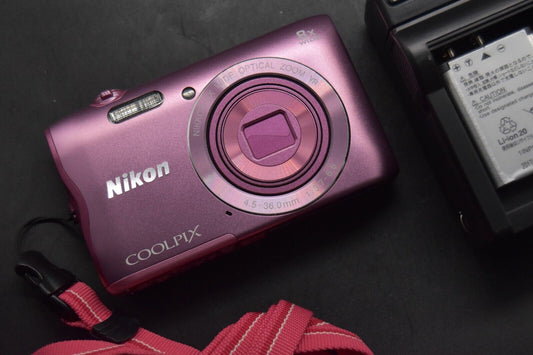 Nikon Digital Camera Coolpix A300 Pink WiFi 20MP 8.0x Zoom  【EXCELLENT+5】 #3428