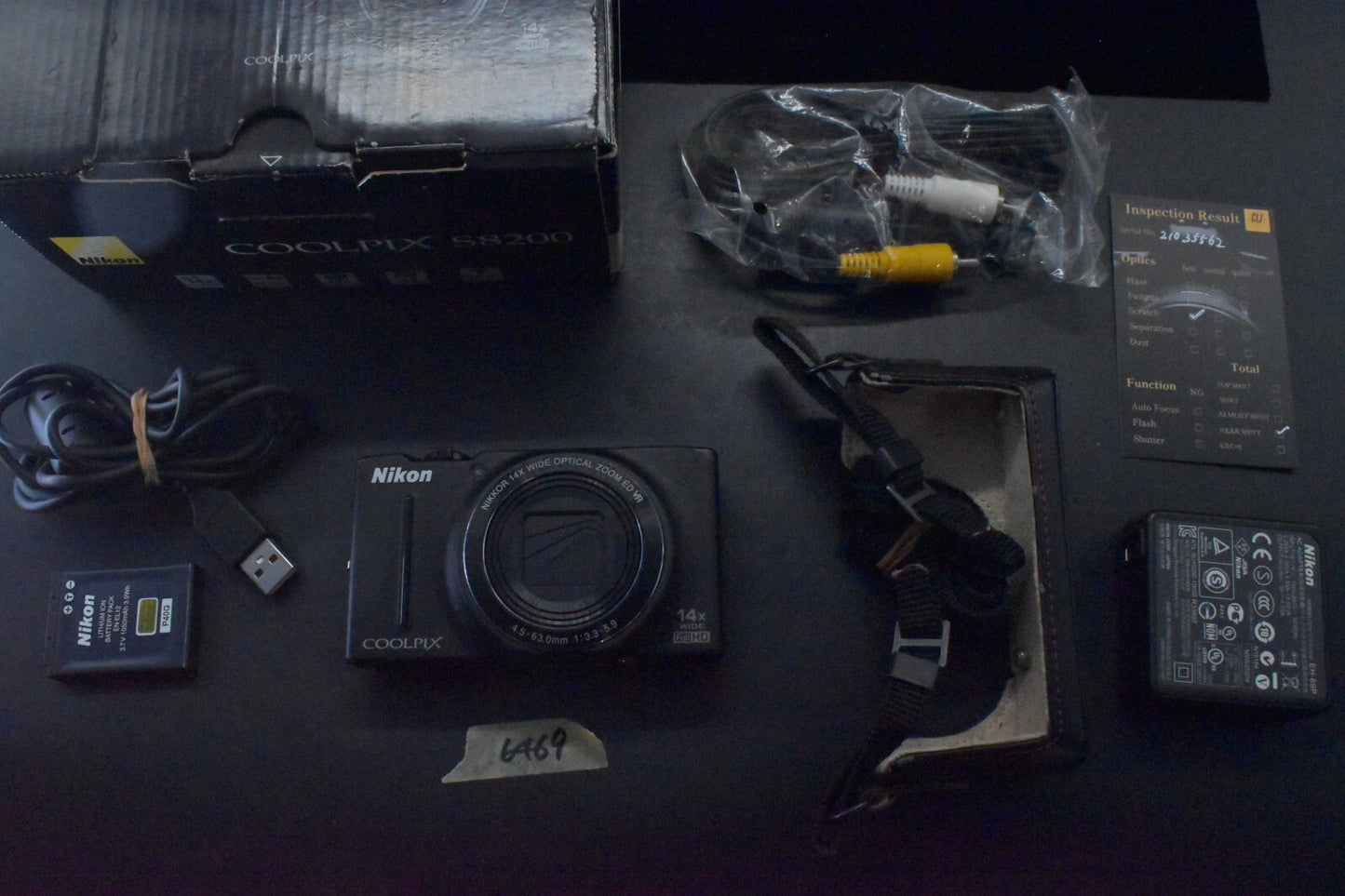 [1 Yr Warranty] Nikon COOLPIX S8200 Black Digital Camera Compact Japan 6469