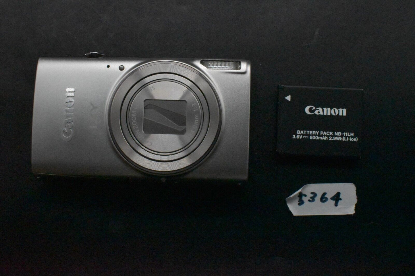 [1 Jahr Garantie] Canon IXY 650 PowerShot Elph 360 HS Digitalkamera silber 6041