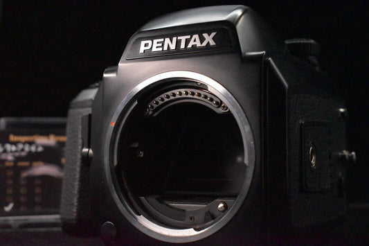 Pentax 645N Medium Format Film Camera 120 Film Back Holder [ALMOST MINT] #5472