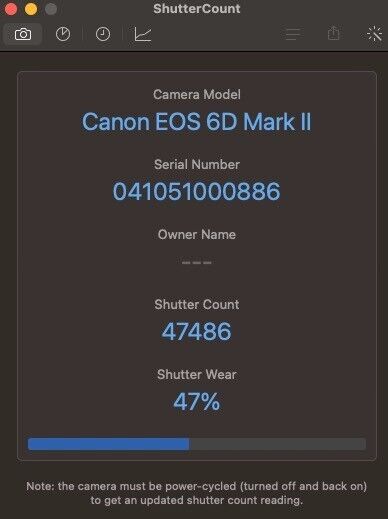 [1 Yr warranty] Canon EOS 6D Mark 2 II  Digital Camera Used Body Only 4524