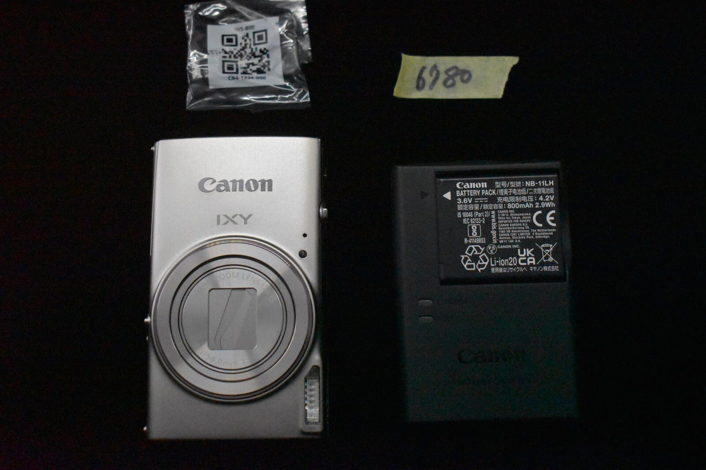 [1Yr Warranty] Canon IXY 650 PowerShot Elph 360 HS Digital Camera Silver 6780