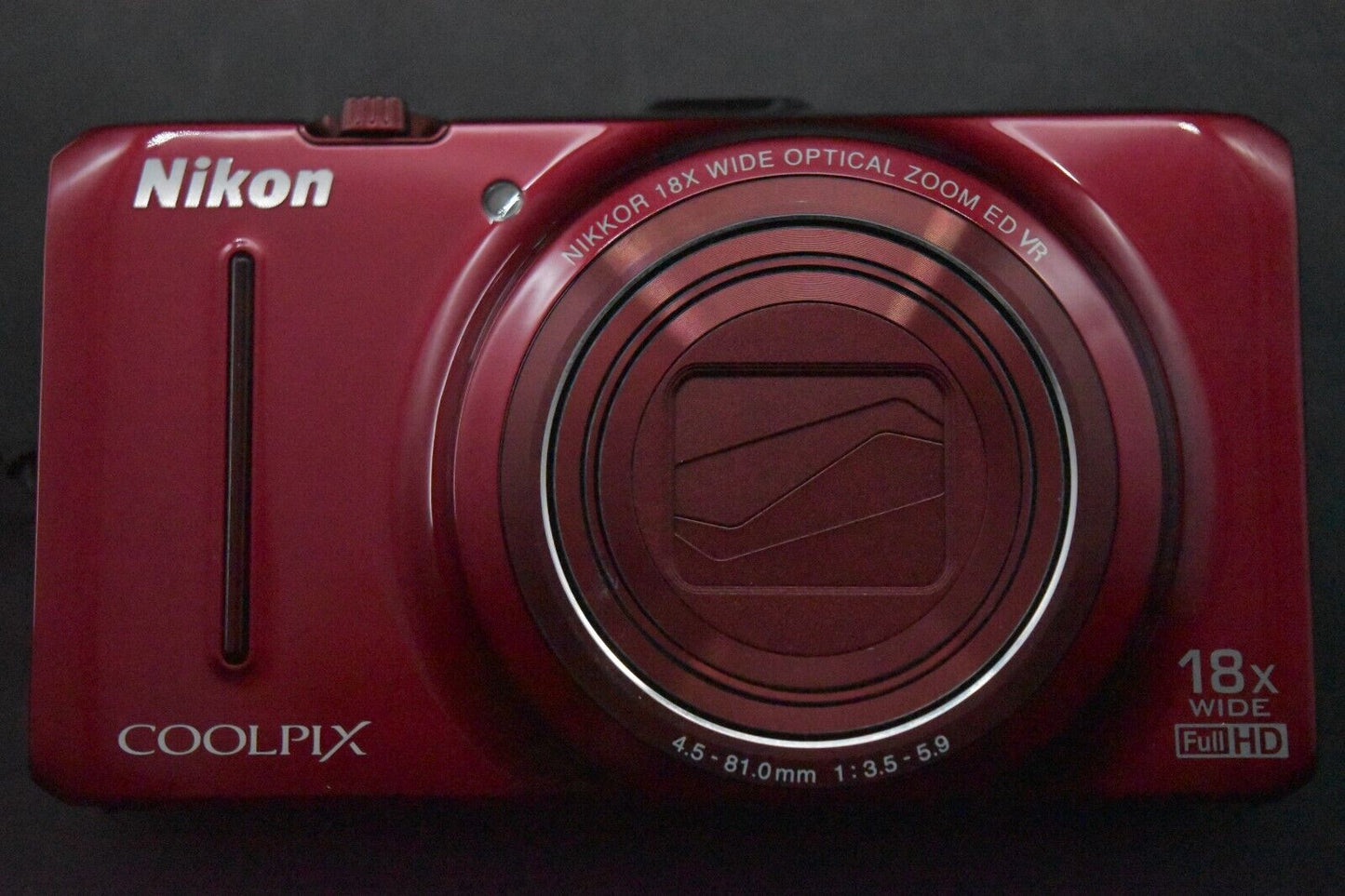 Nikon Coolpix S9300 Red 16.0MP Digital Camera From JAPAN [MINT] #5391