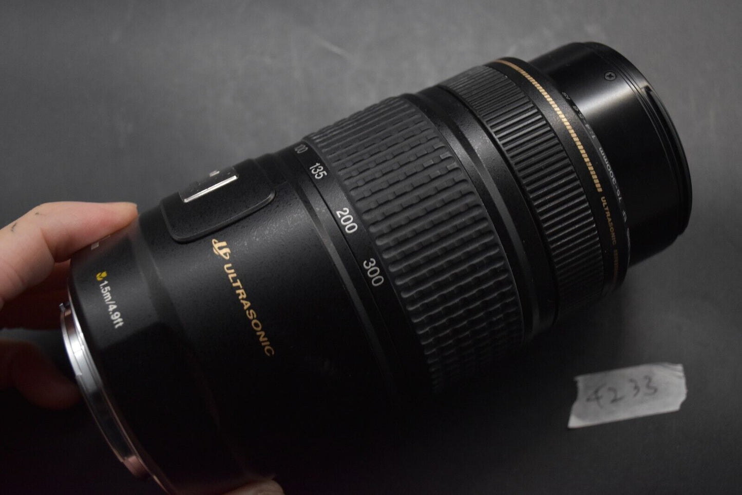 Canon EF 75-300mm f/4-5.6 IS USM Telephoto Zoom Lens from JAPAN 【MINT-】4233