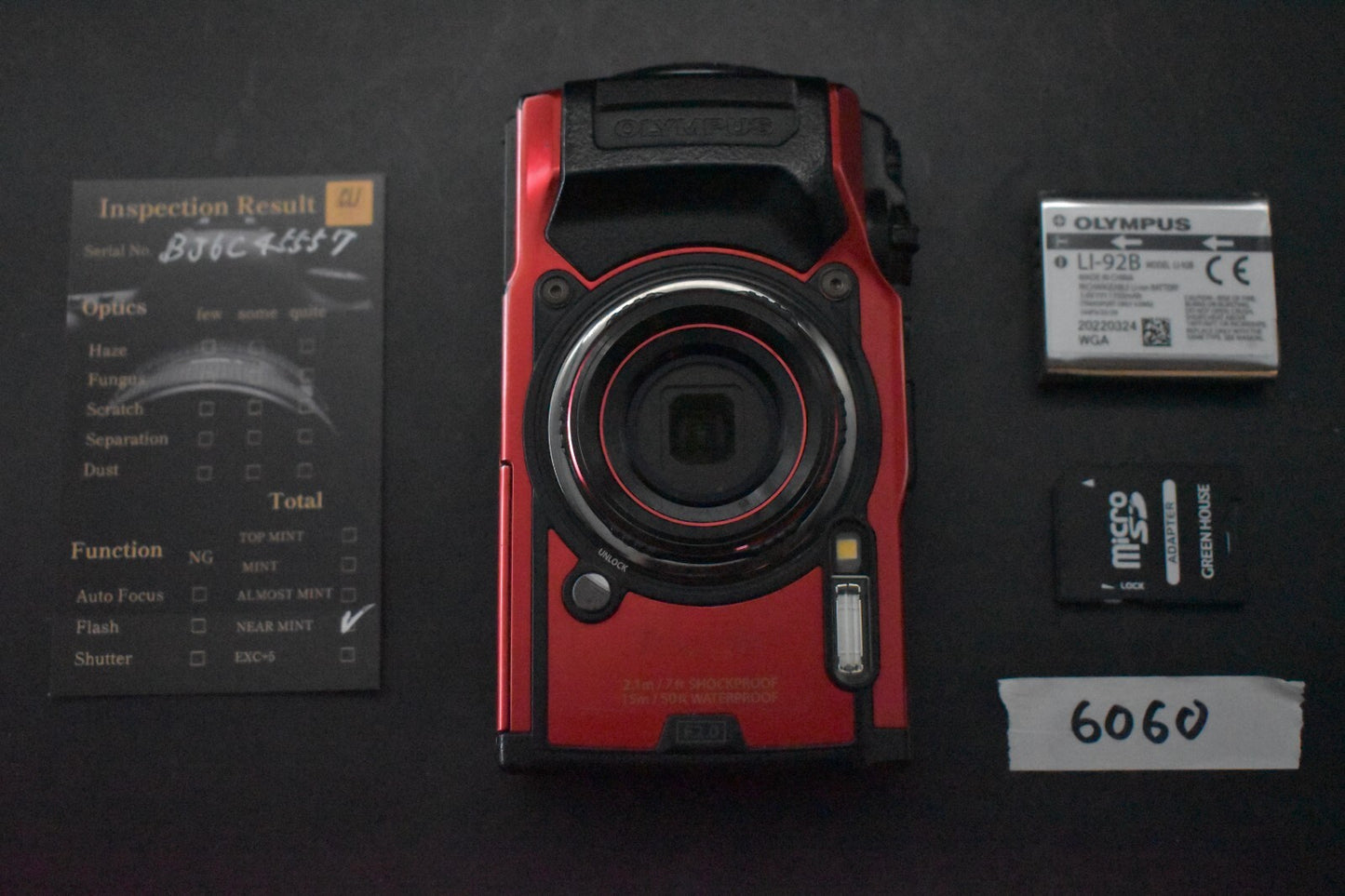 [1 Yr Warranty] Olympus Tough TG-6 12.0MP Digital Camera Red JAPAN 6060