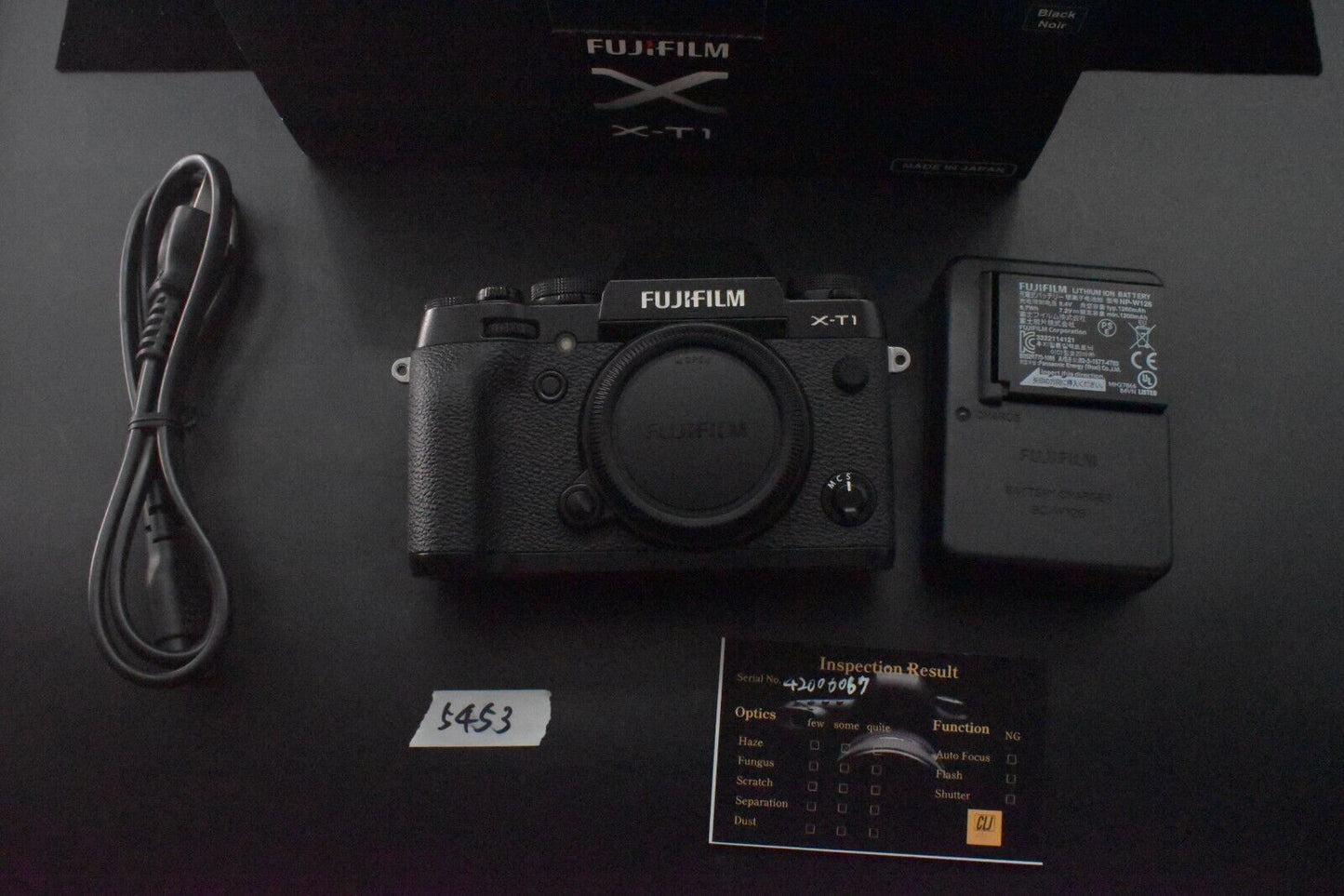 Fujifilm X-T1 16.3MP Mirrorless Digital Camera Black [MINT SC 1] #5453