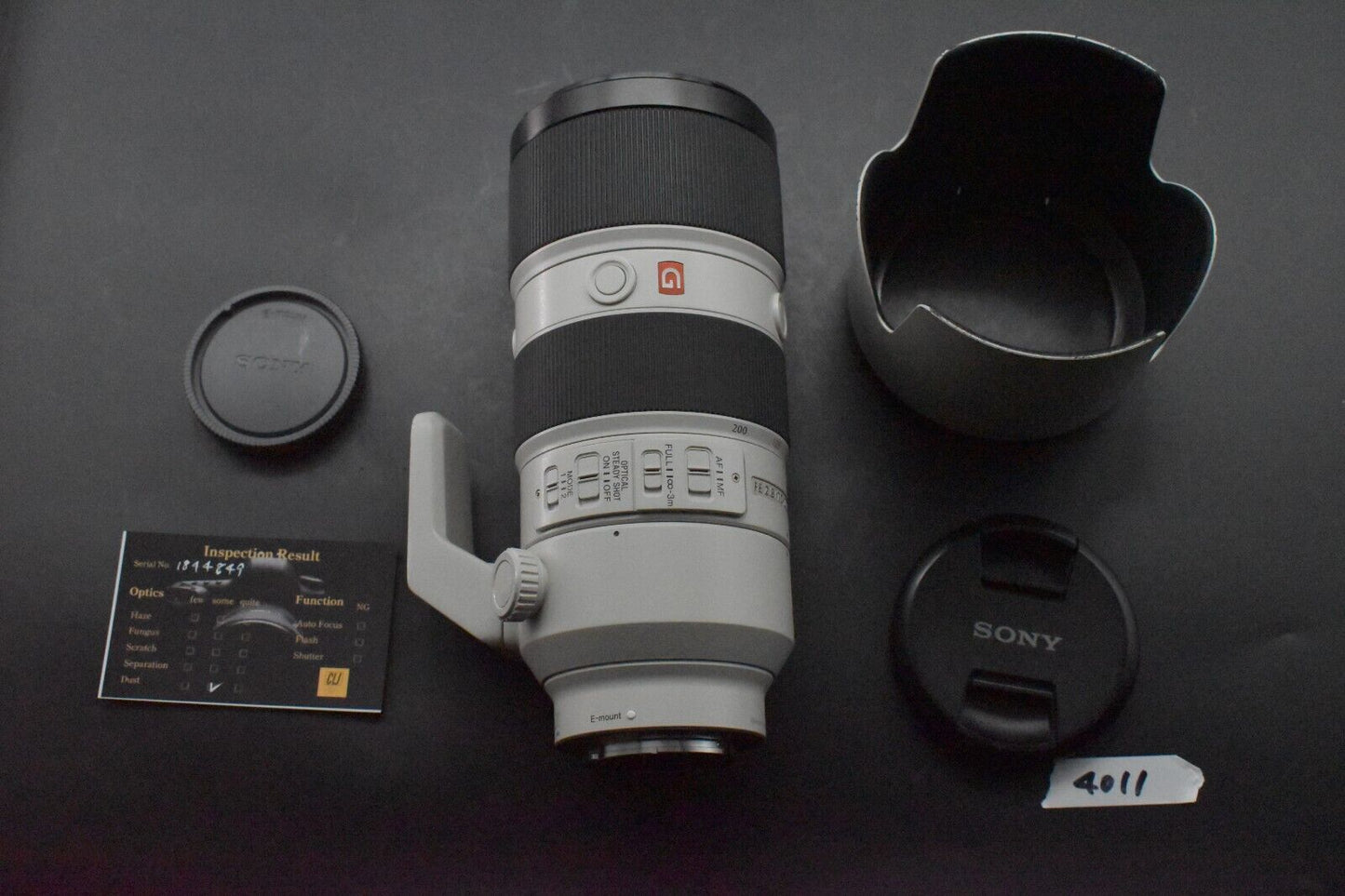 [1 Yr warranty] Sony FE 70-200mm F/2.8 GM OSS E Mount Lens SEL70200GM 4081