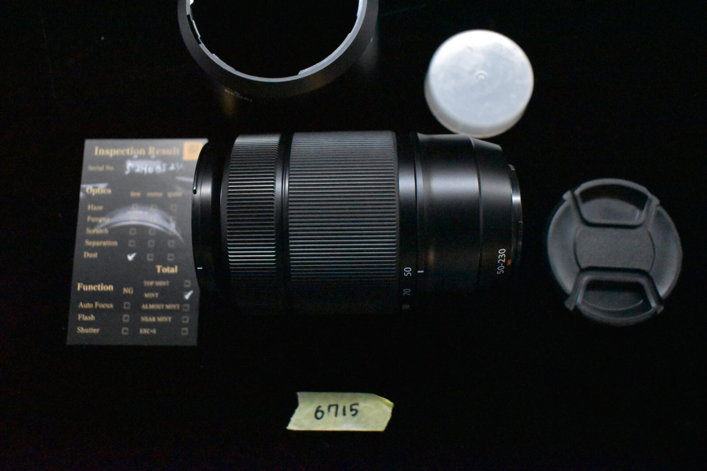 [1 Yr Warranty] FUJIFILM FUJINON XC 50-230mm F/4.5-6.7 OIS II Lens Black 6715