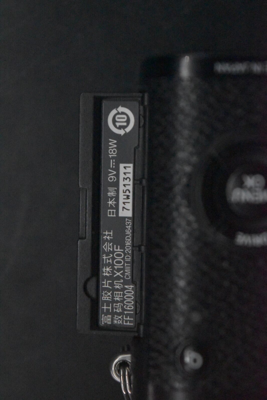 [1 Yr warranty] Fujifilm X100F 24.3MP Digital Camera Black From JAPAN 5424
