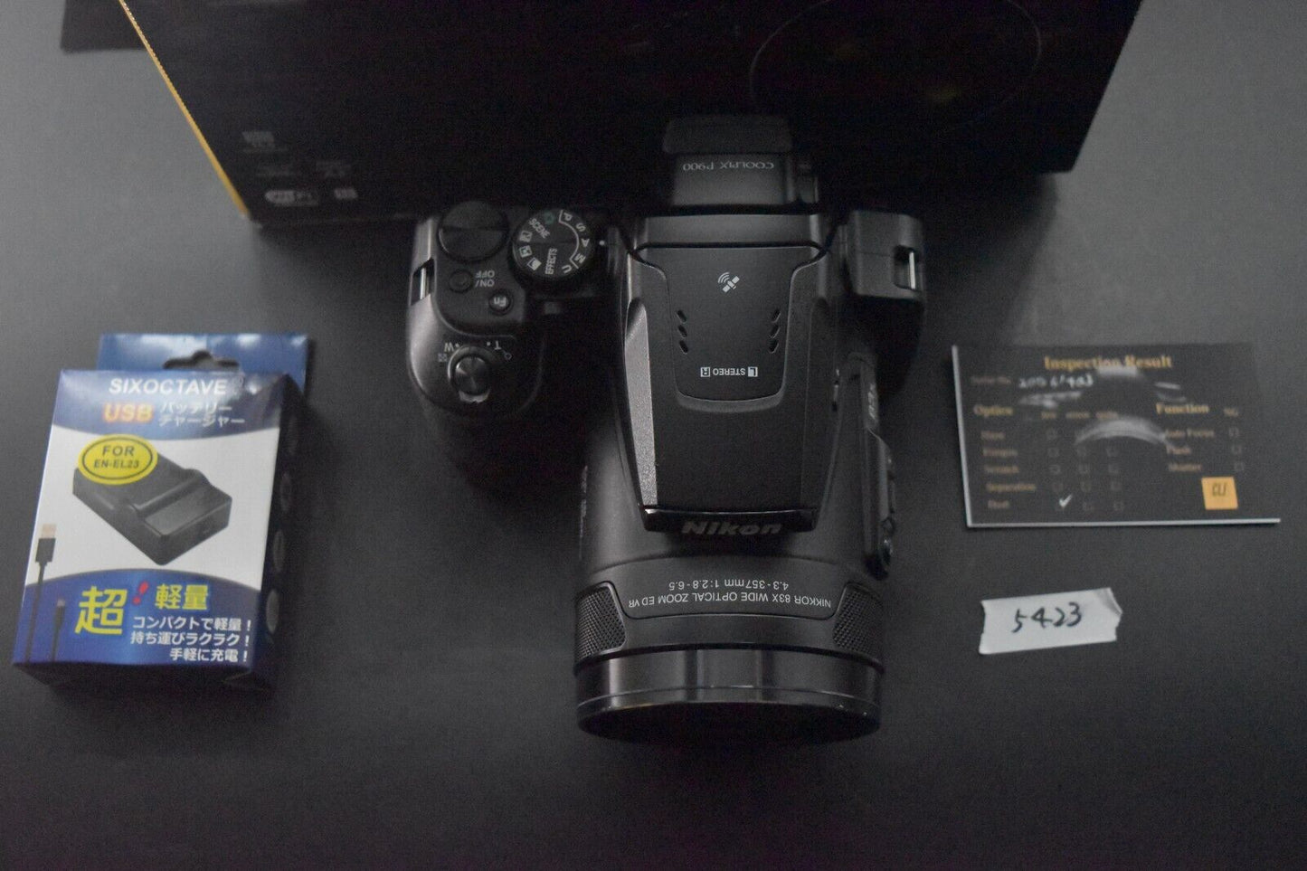 Nikon Coolpix P900 Black Point and Shoot Super Zoom Digital Camera [N MINT] 5423