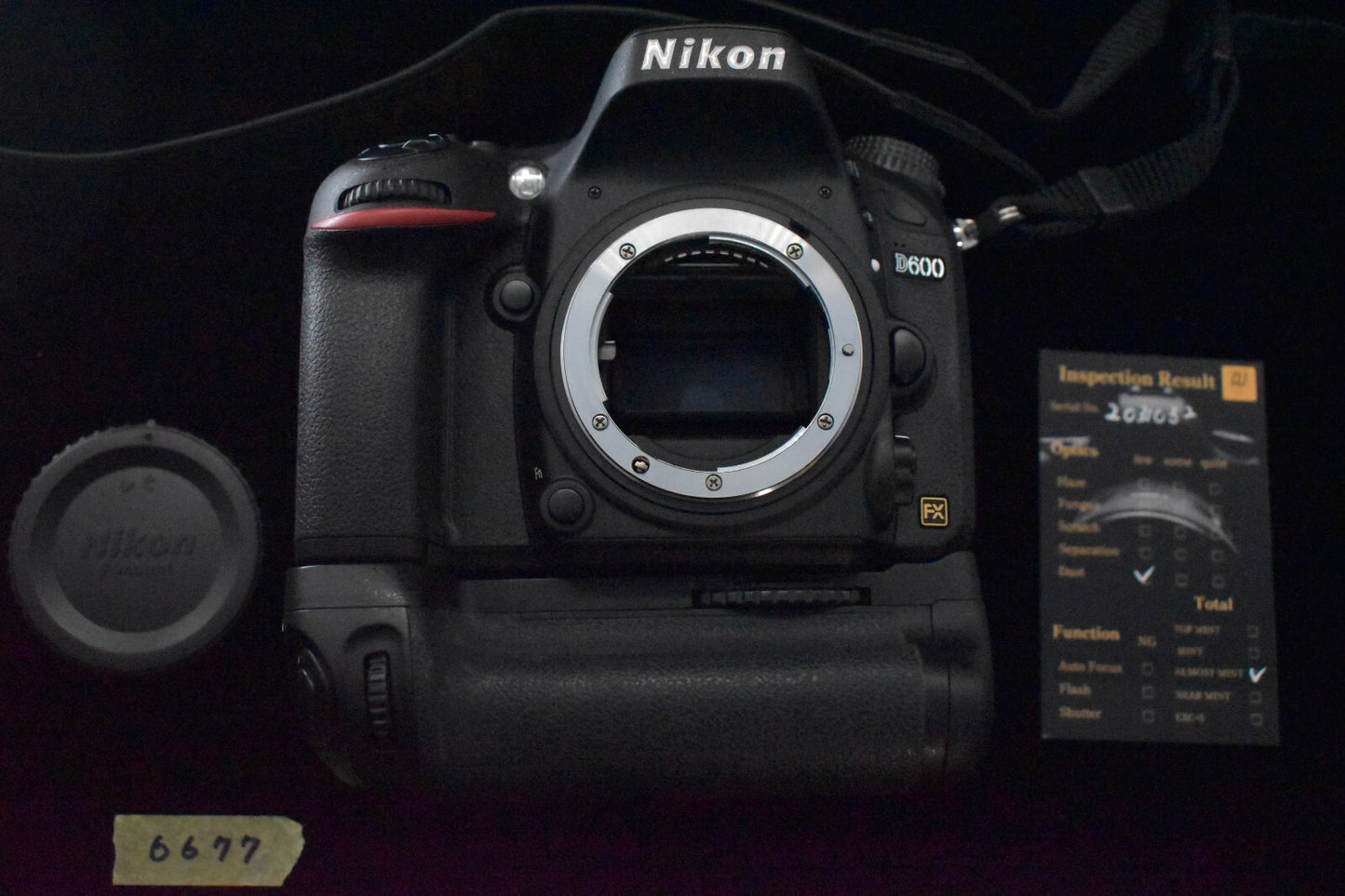 [1 Yr warranty] Nikon D600 DSLR Digital SLR Camera Black Used #6677