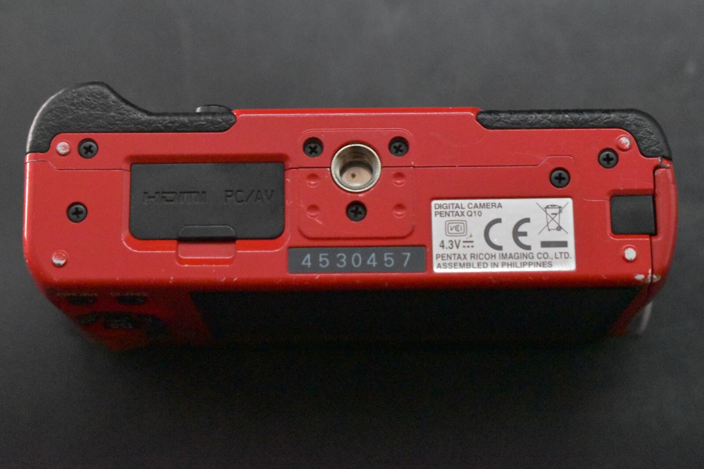 [1 Yr warranty] PENTAX Q10 Mirrorless Digital Camera Red with Lens 6215