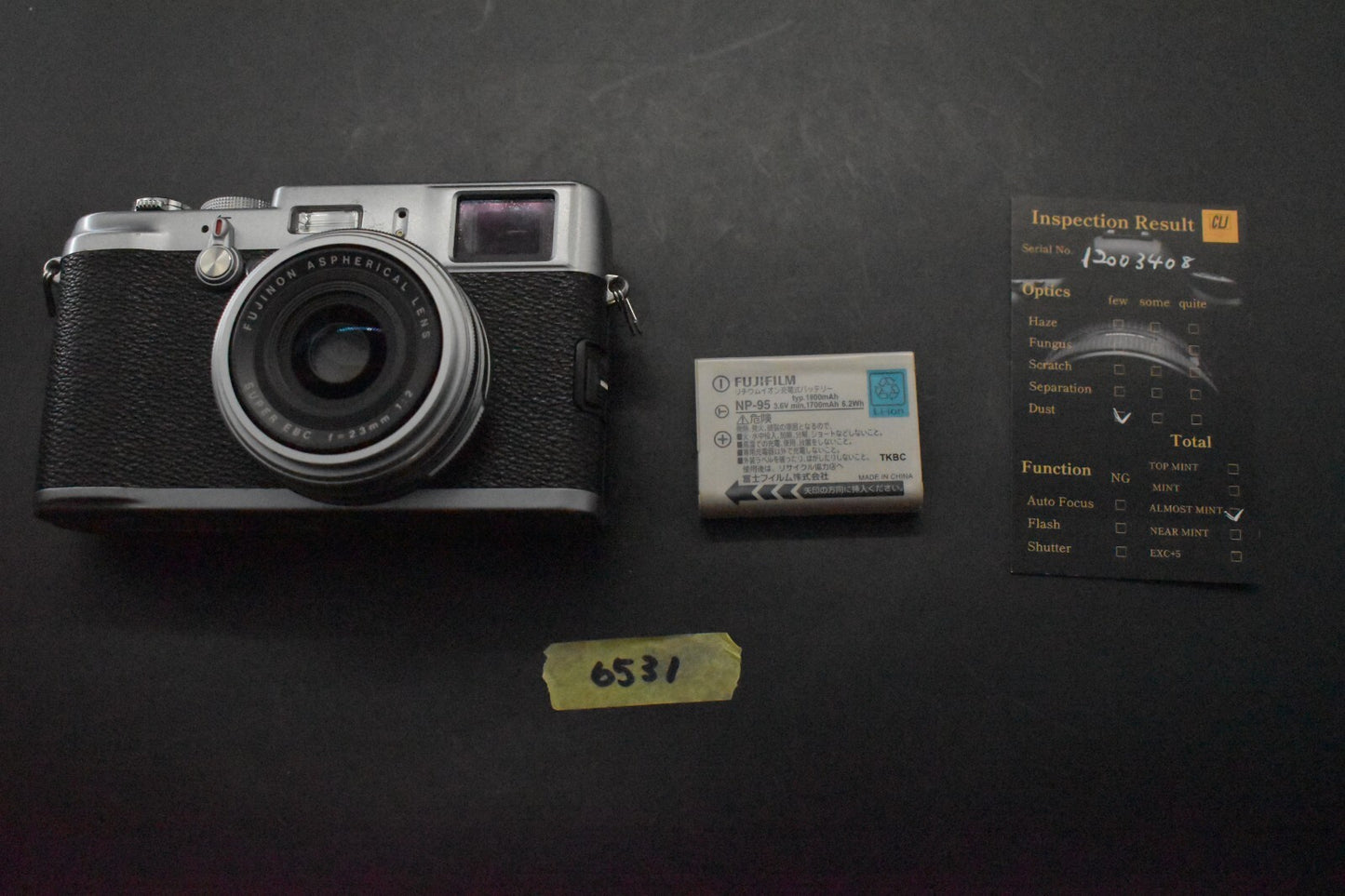 [1 Yr Warranty] Fujifilm X100 FinePix X Series 12.3MP Silver Digital Camera 6531