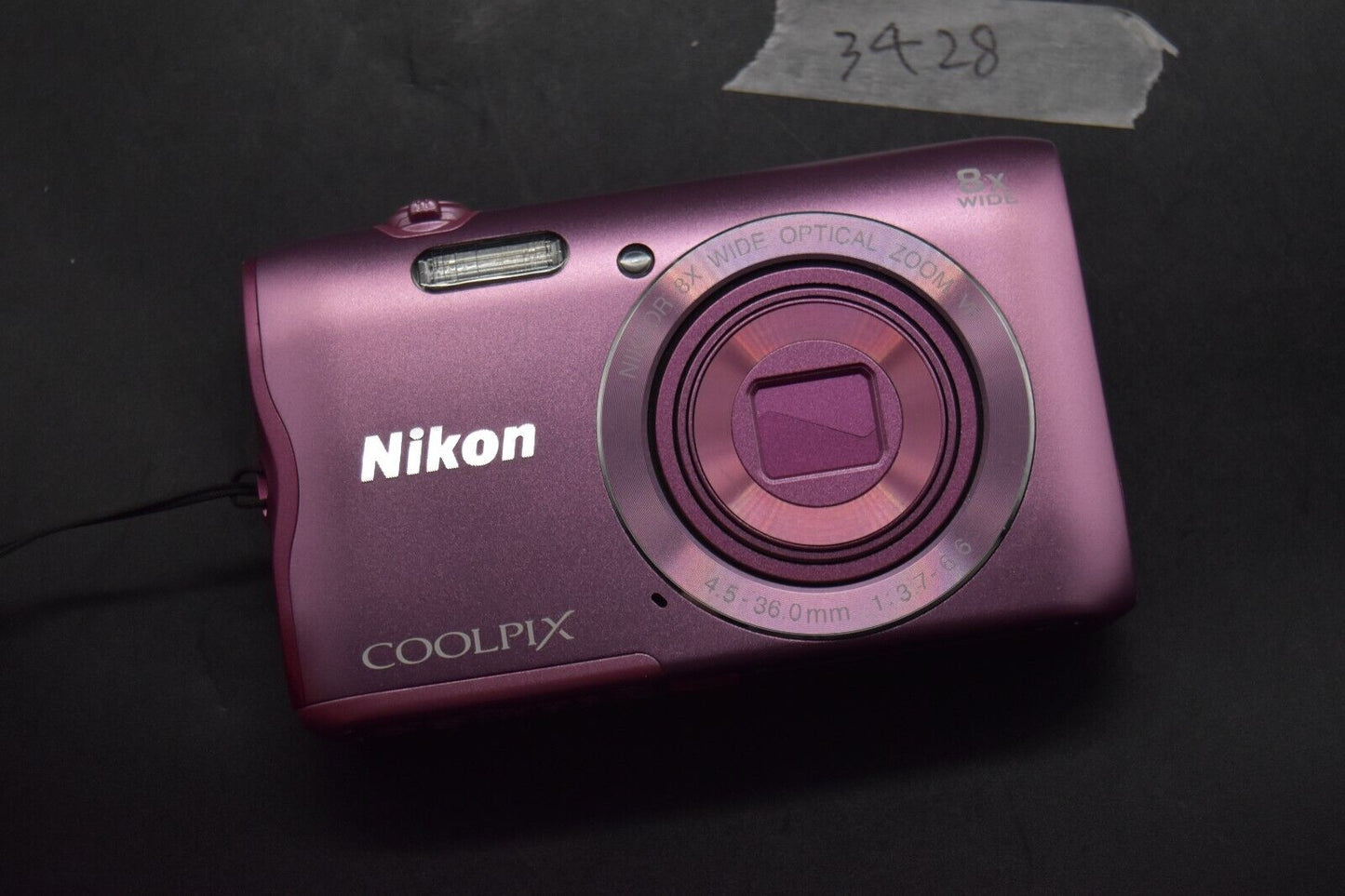 Nikon Digital Camera Coolpix A300 Pink WiFi 20MP 8.0x Zoom  【EXCELLENT+5】 #3428