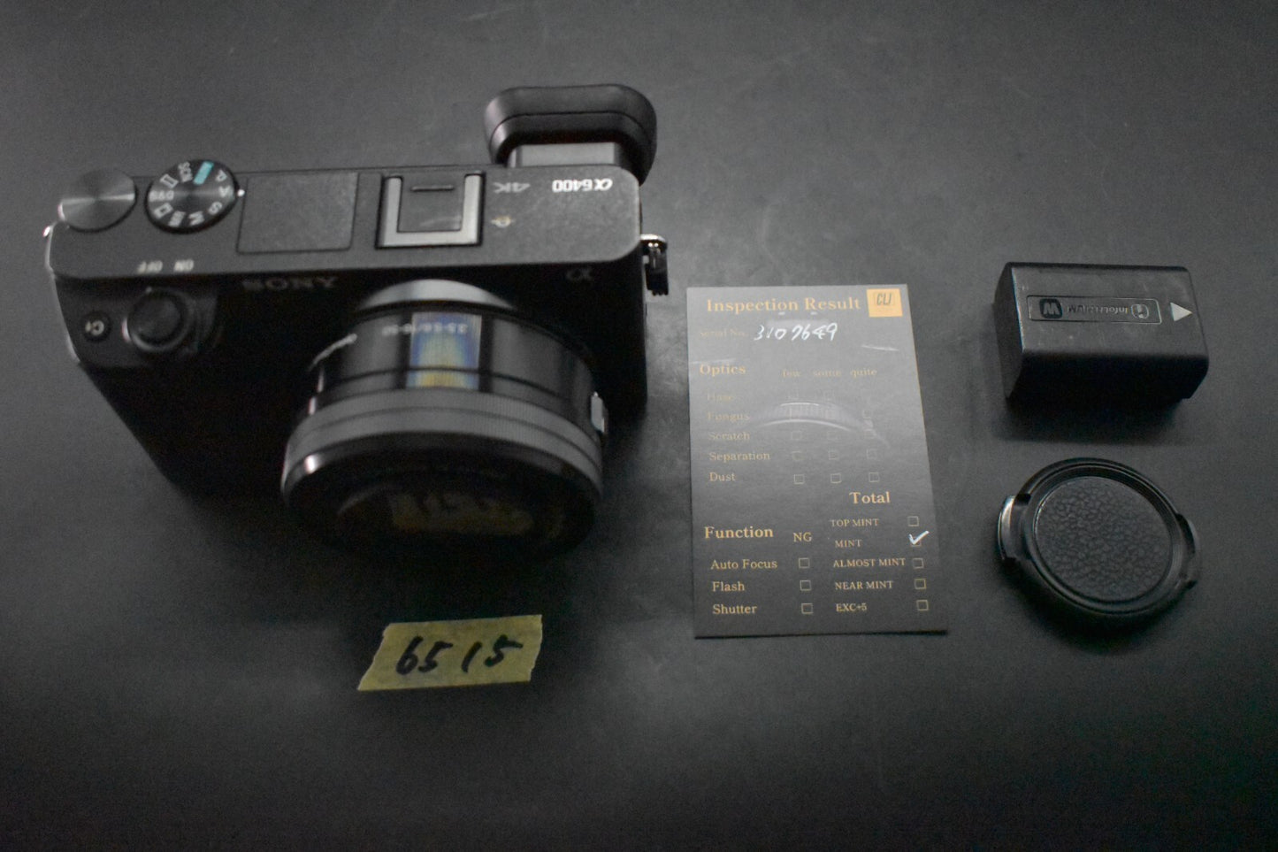 [1 Yr Warranty] Sony Alpha A6400 Mirrorless Digital Camera with lens Black 6515