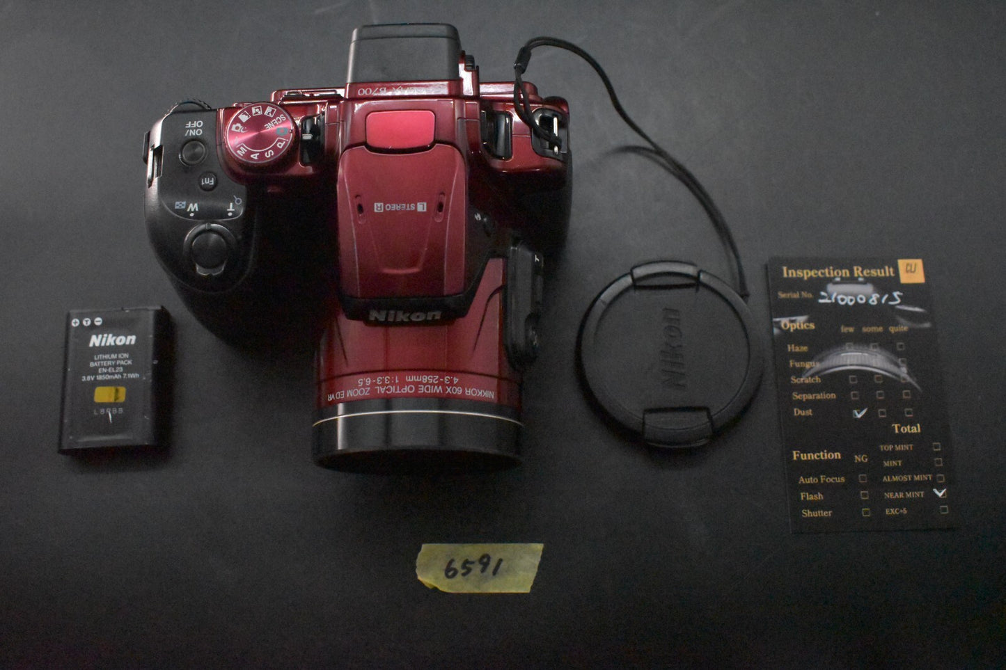 [1 Yr warranty] Nikon COOLPIX B700 Digital Camera Red 20.2MP Japan 6591