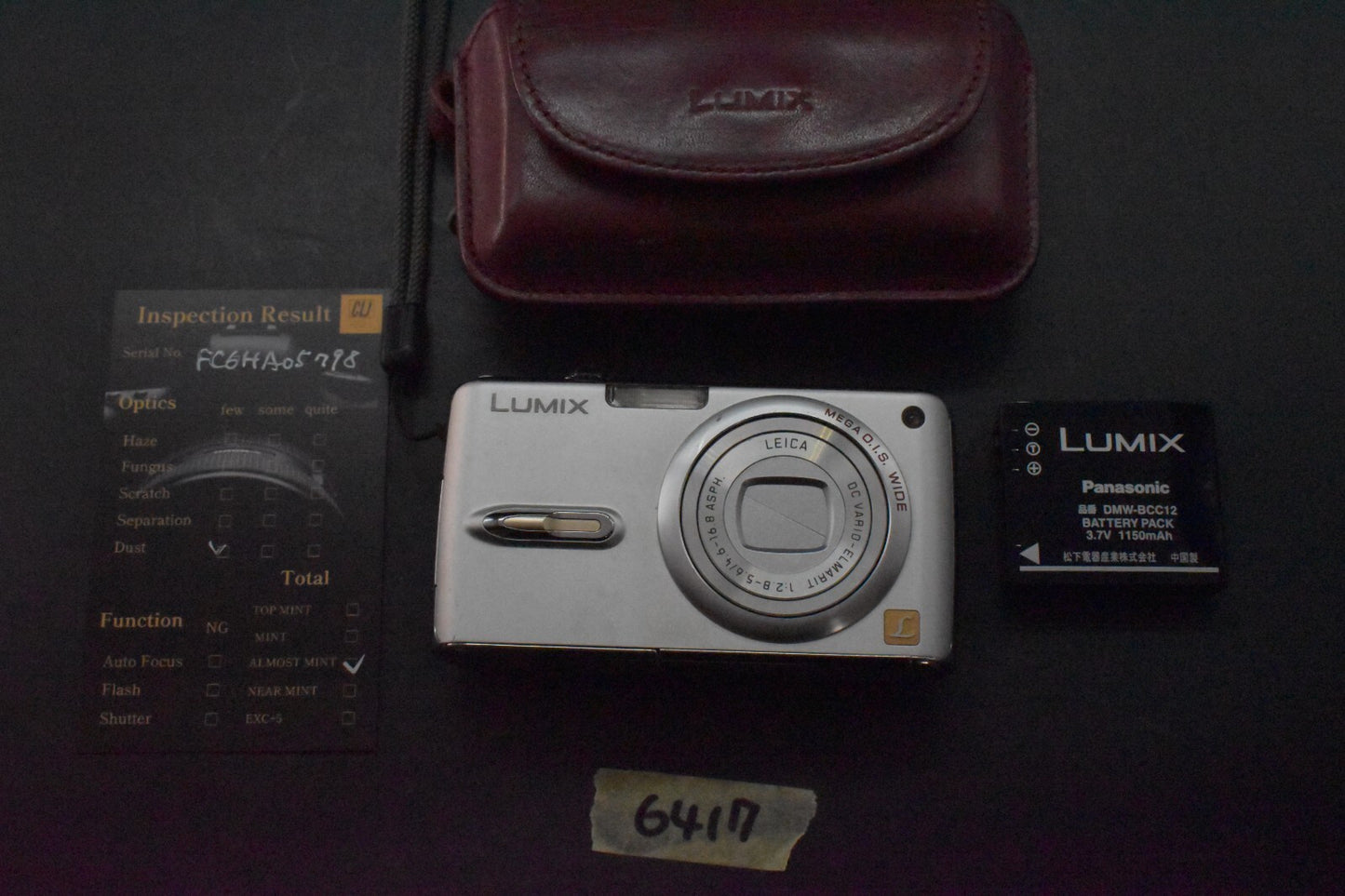 [1 Yr Warranty] Panasonic Lumix DMC-FX07 Compact Digital Camera Silver 6417