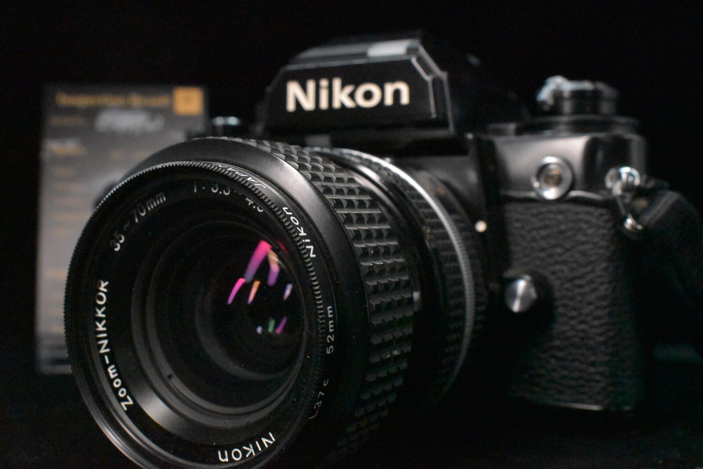 [1 Yr Warranty] Nikon FA Black 35mm SLR Film Camera Body + Lens From Japan 6464
