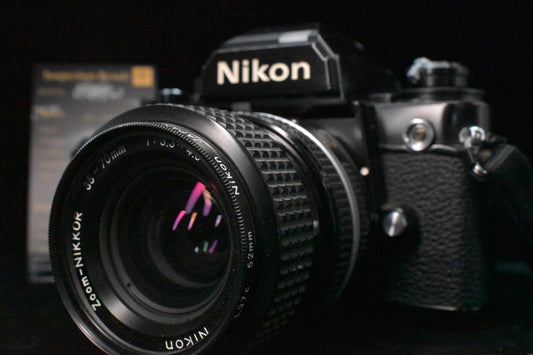 [1 Yr Warranty] Nikon FA Black 35mm SLR Film Camera Body + Lens From Japan 6464