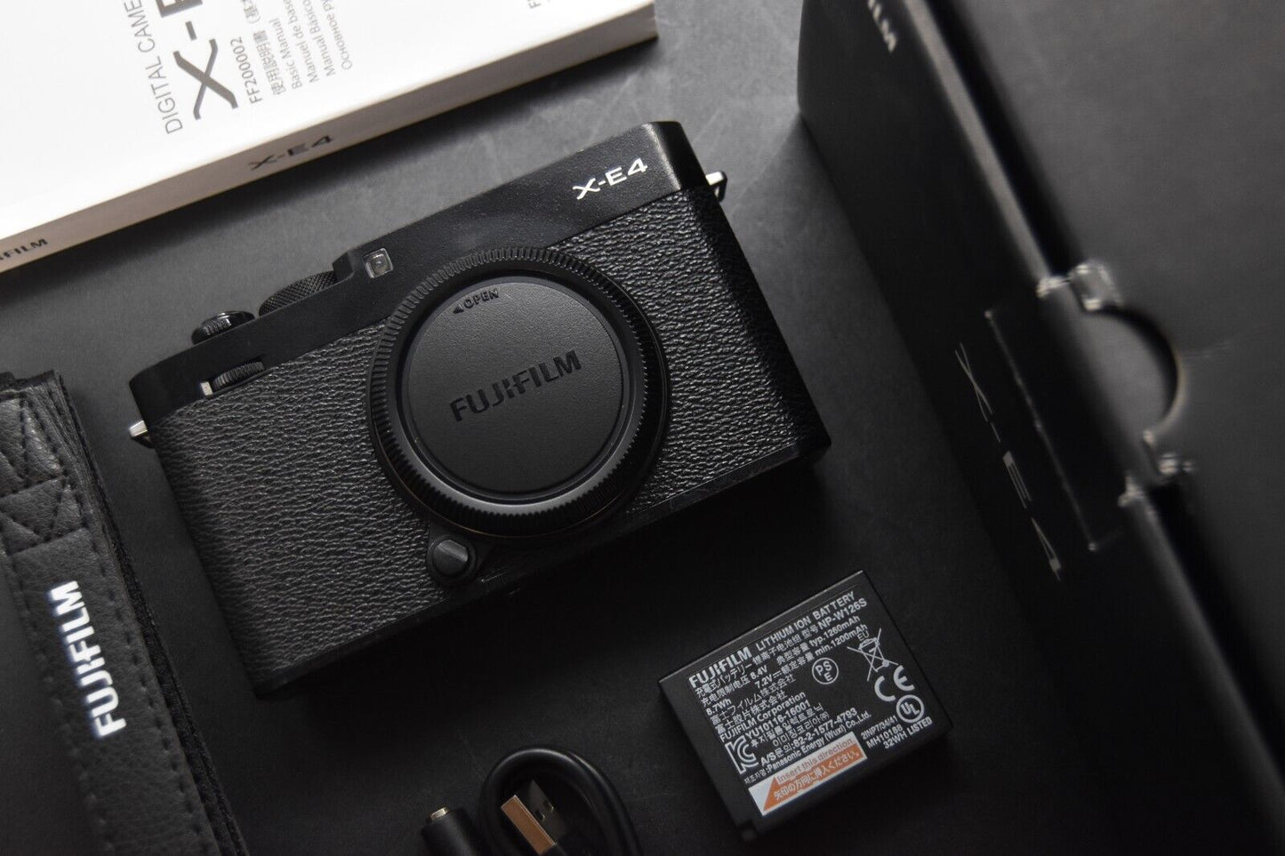 Fujifilm X Series X-E4 Mirrorless Digital Camera Black【MINT- SC 2515】2946