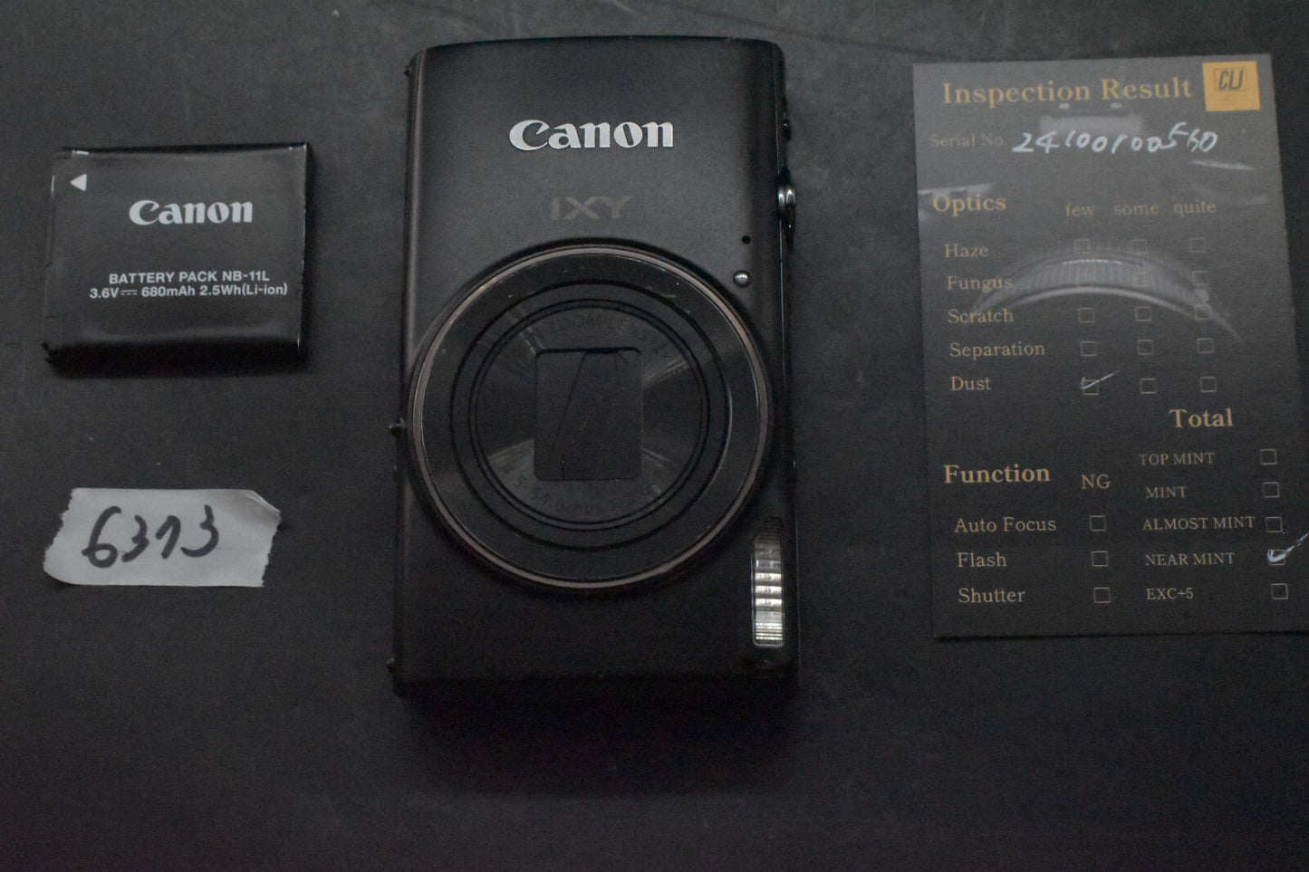 [1 Yr Warranty] Canon IXY 650 PowerShot Elph 360 HS Digital Camera Black 6373