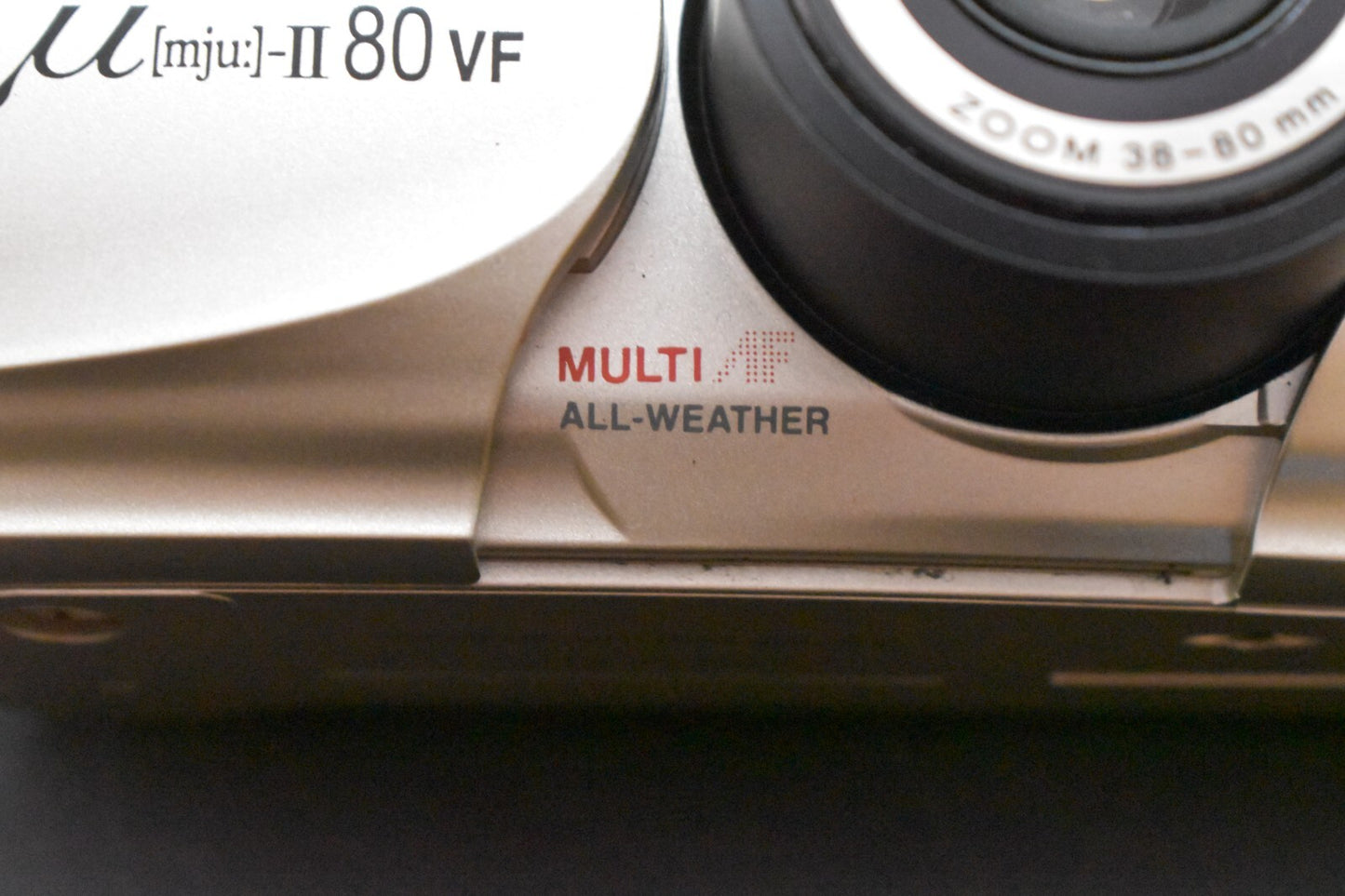 [1 Yr Warranty] Olympus μ Mju II 80 VF Point & Shoot 35mm Film Camera JAPAN 6423
