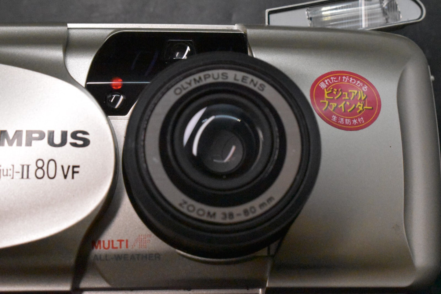 [1 Yr Warranty] Olympus μ Mju II 80 VF Point & Shoot 35mm Film Camera JAPAN 6423