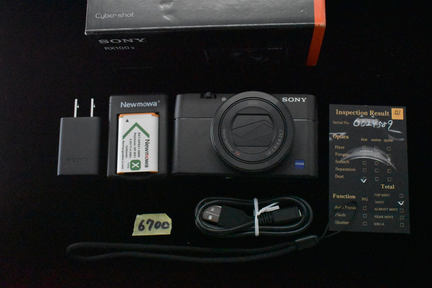 [1 Yr warranty] Sony Cyber-Shot DSC-RX100 V M5 20.1MP 4K Digital Camera 6700