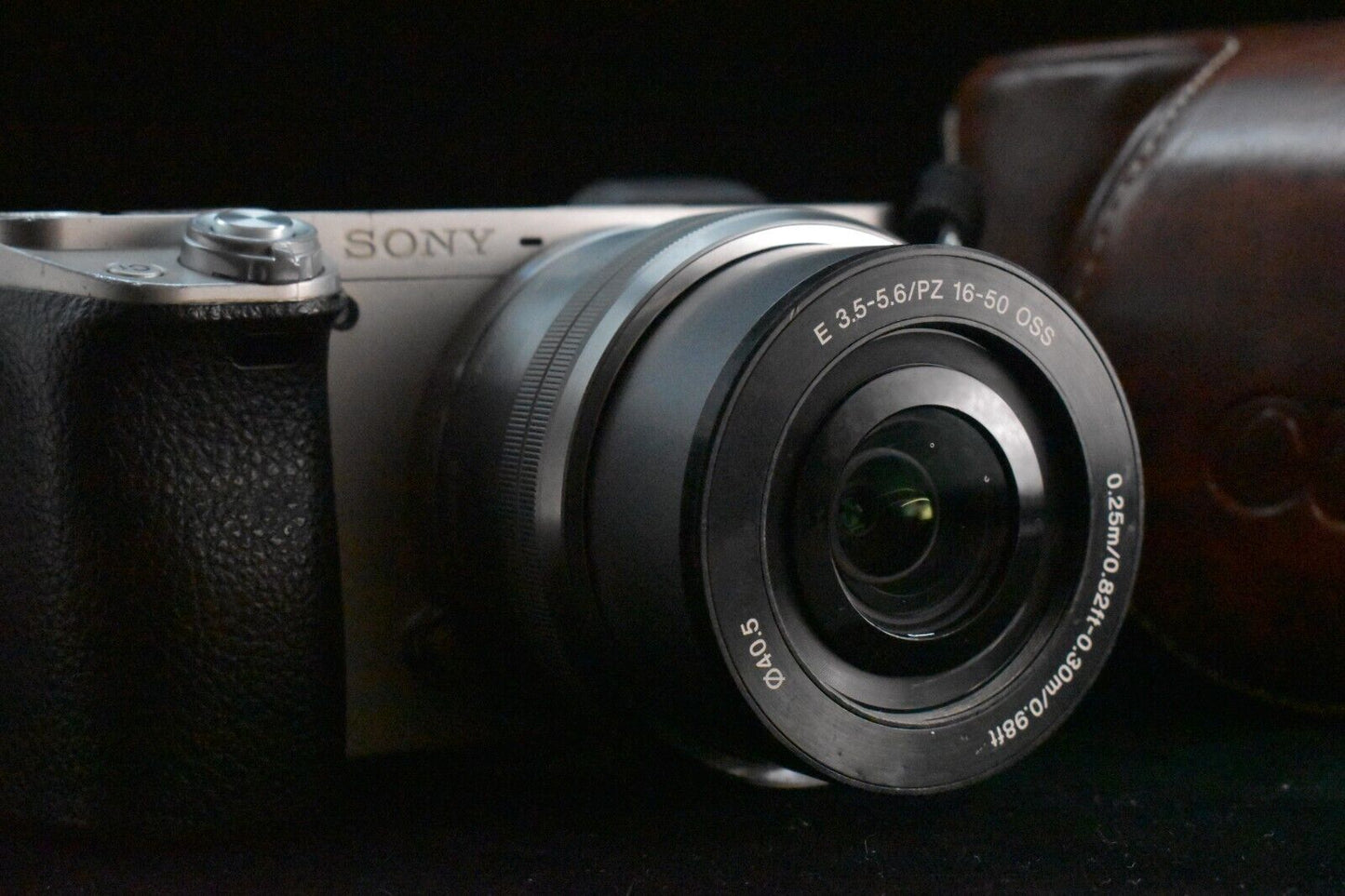 Sony alpha a6000 Digital Mirrorless Camera with Lens Silver [N MINT] 5368-5371