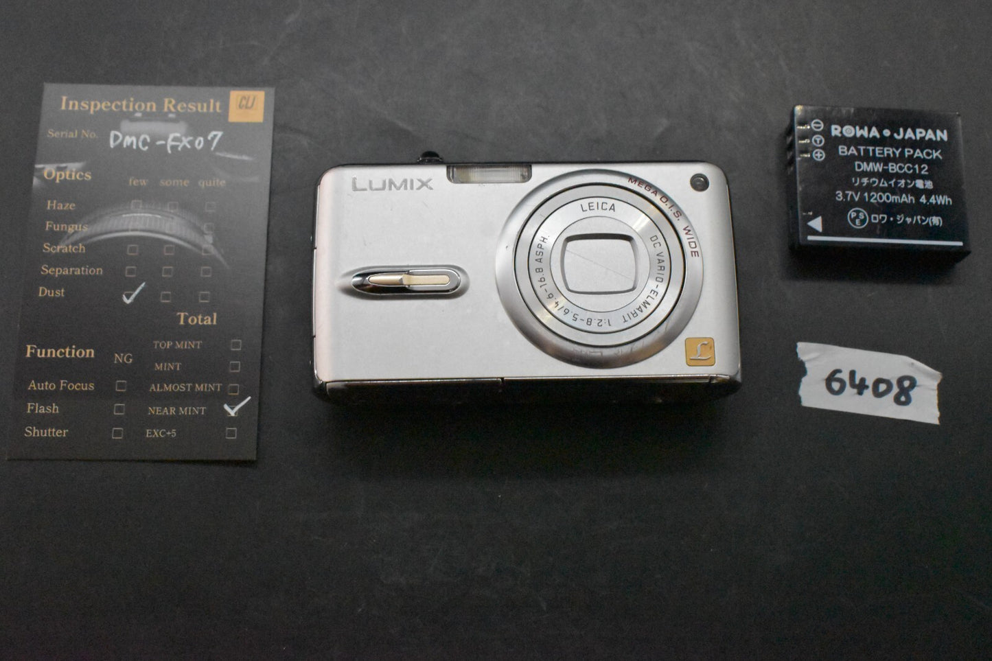 [1 Yr Warranty] Panasonic Lumix DMC-FX07 Compact Digital Camera Silver 6408