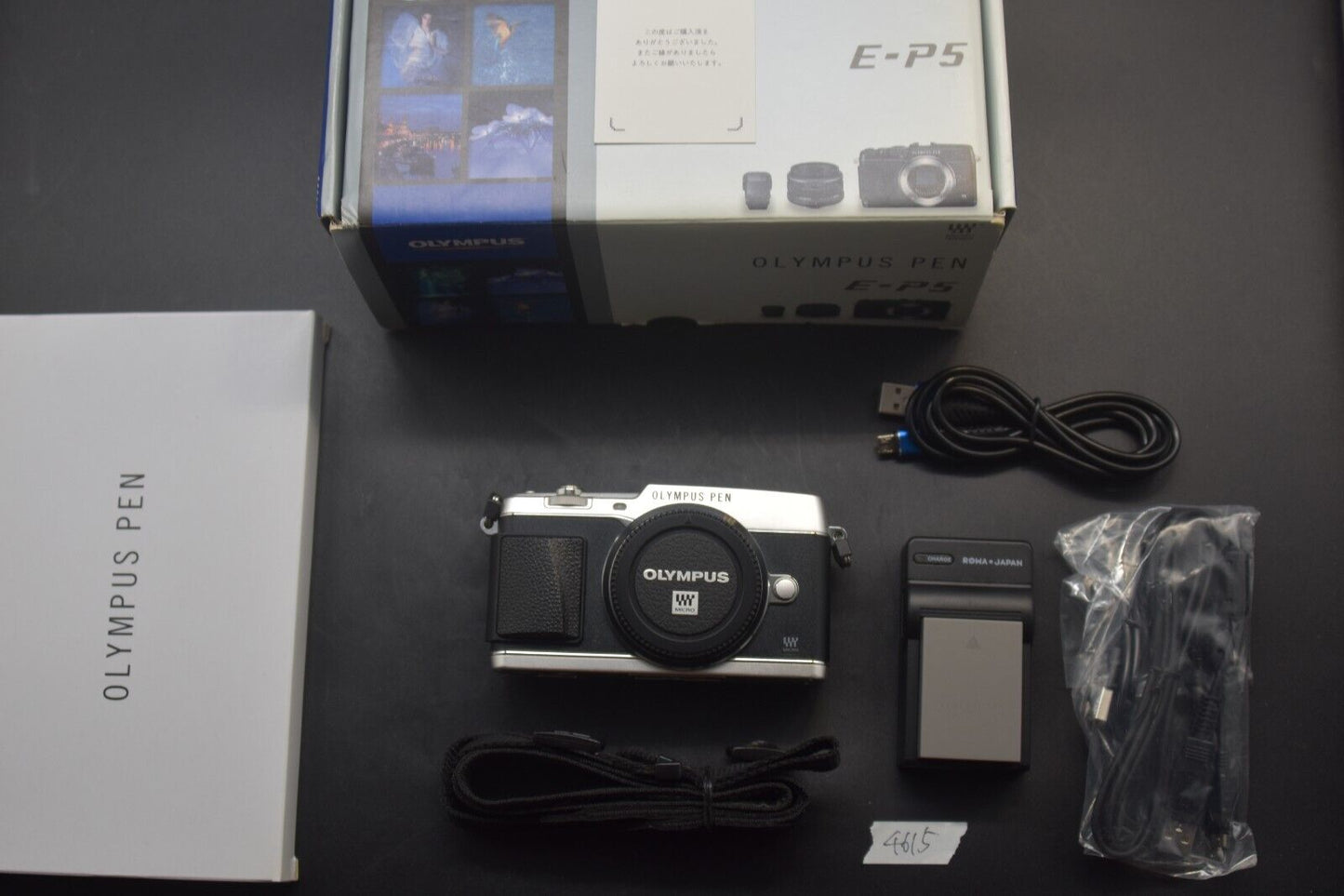 Olympus PEN E-P5 Silver Body Wifi Digital Camera Japan [MINT SC 6279] #4615