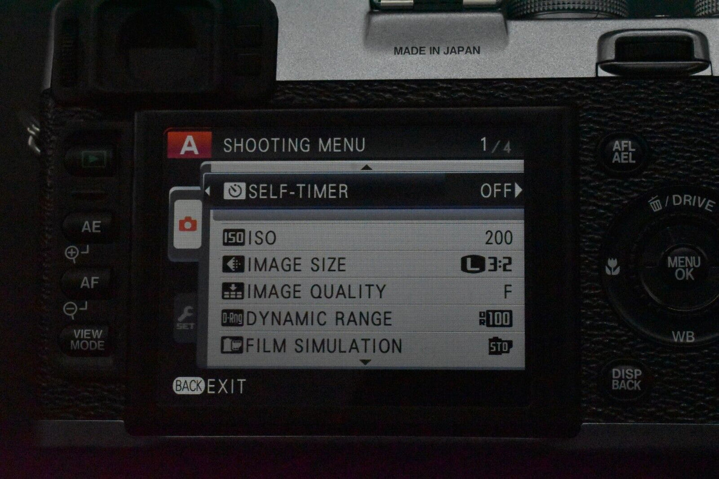 Fujifilm FinePix X Series X100 12.3MP Silver Digital Camera JAPAN [MINT- ] 5273