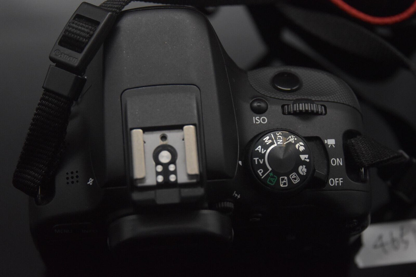 2 Lenses! Canon Eos Kiss X7 18-55mm & 55-250mm DSLR Camera Black From Japan 4651