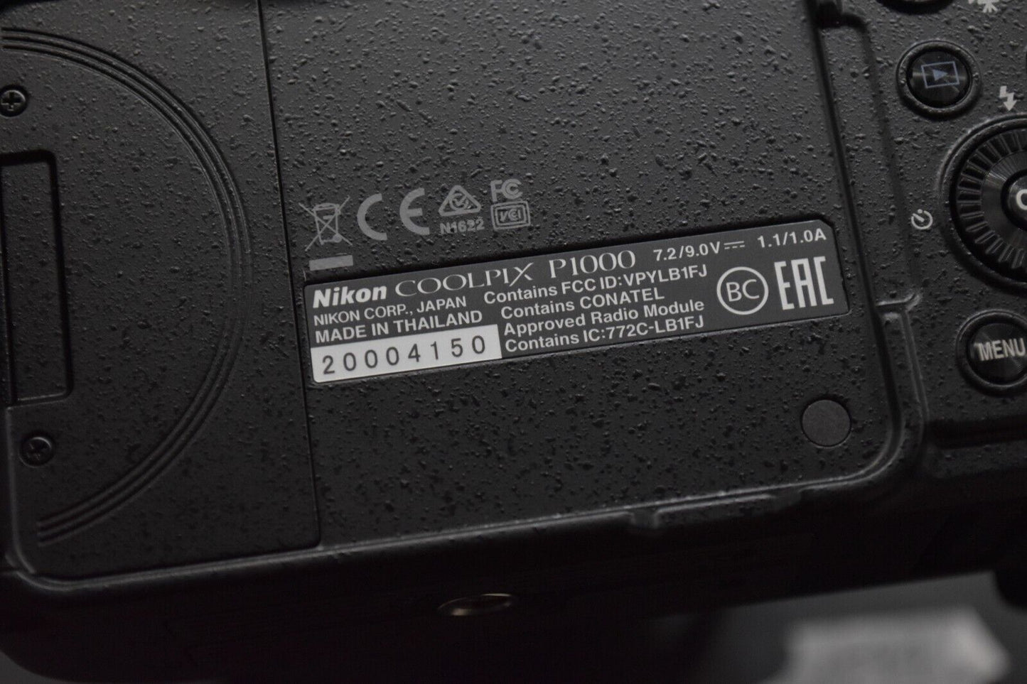 Nikon Coolpix P1000 16MP 125x Fotocamera digitale nera dal GIAPPONE [TOP...