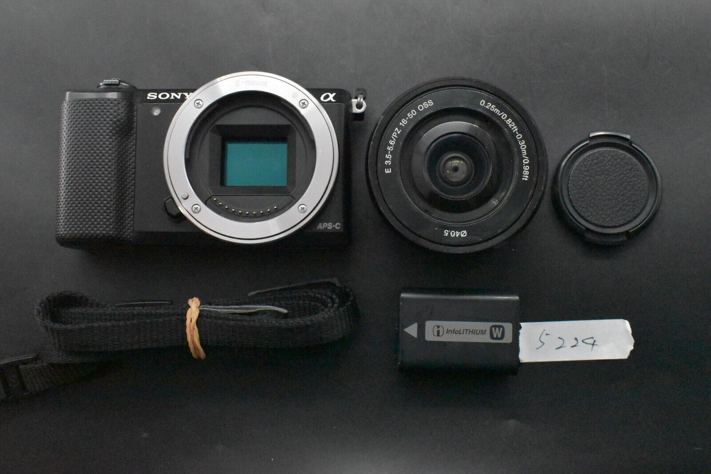 [1 Yr warranty] Sony Alpha a5000 Mirrorless Digital Camera with Lens Black 6500