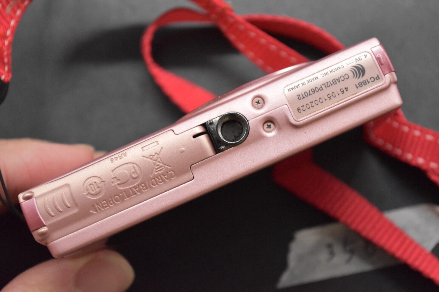 Canon IXY 430F Rosa 16.1MP 5x zoom Fotocamera digitale in scatola da JAP [N...