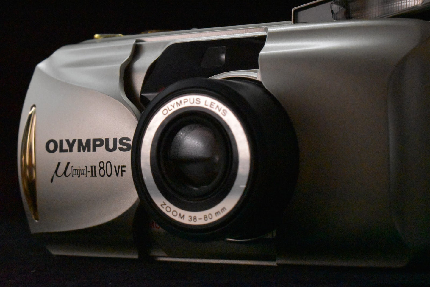 [1 Yr Warranty] Olympus μ Mju II 80 VF Point & Shoot 35mm Film Camera JAPAN 6437