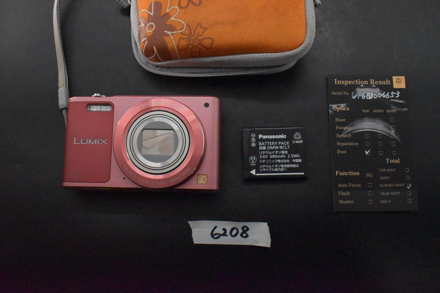 [1 Yr Warranty] Panasonic Lumix DMC-SZ10 Digital Camera Pink From Japan 6208