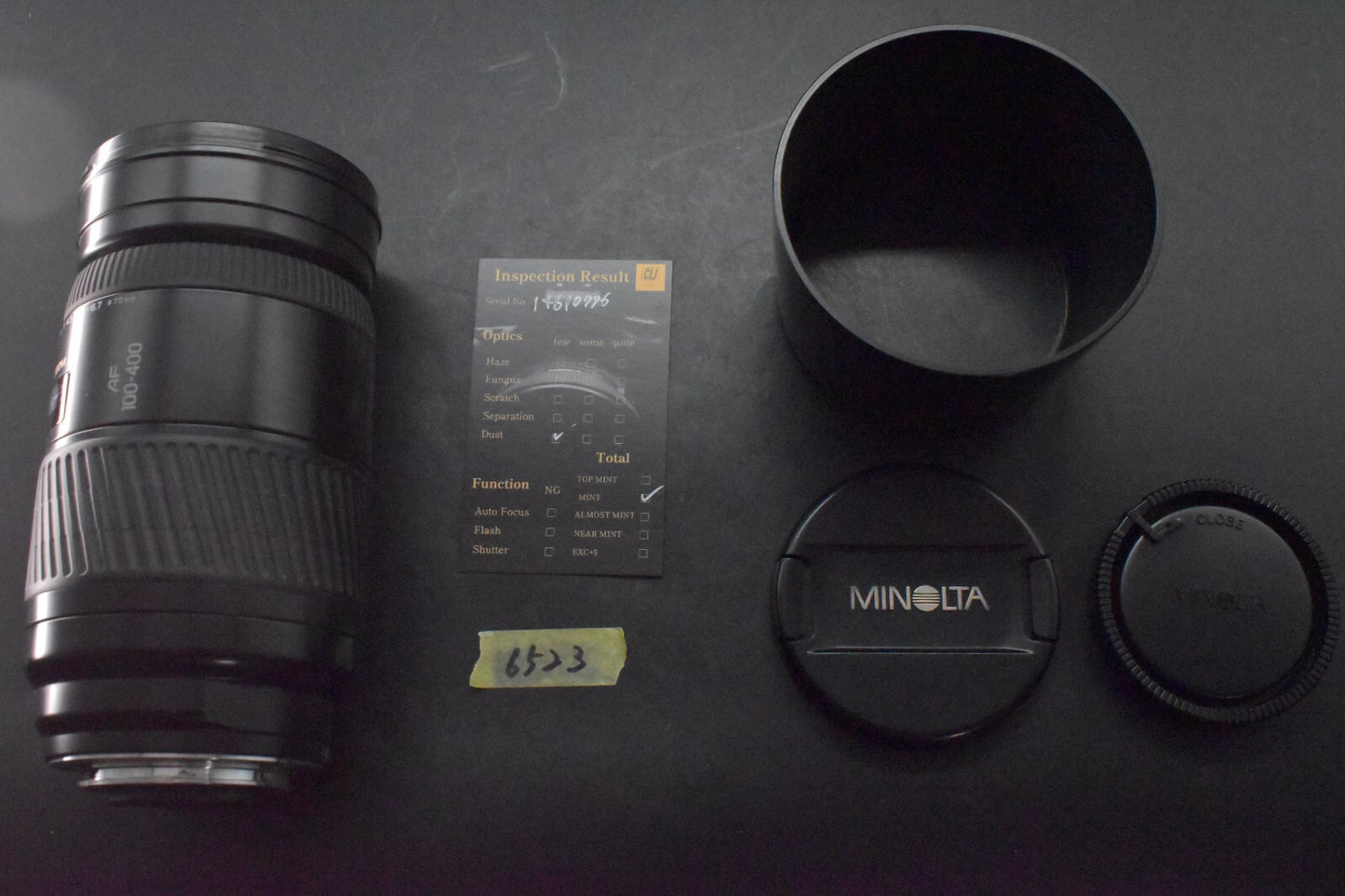 [1 Yr Warranty] Minolta AF APO Tele Zoom 100-400mm f/4.5-6.7 Sony JAPAN 6523