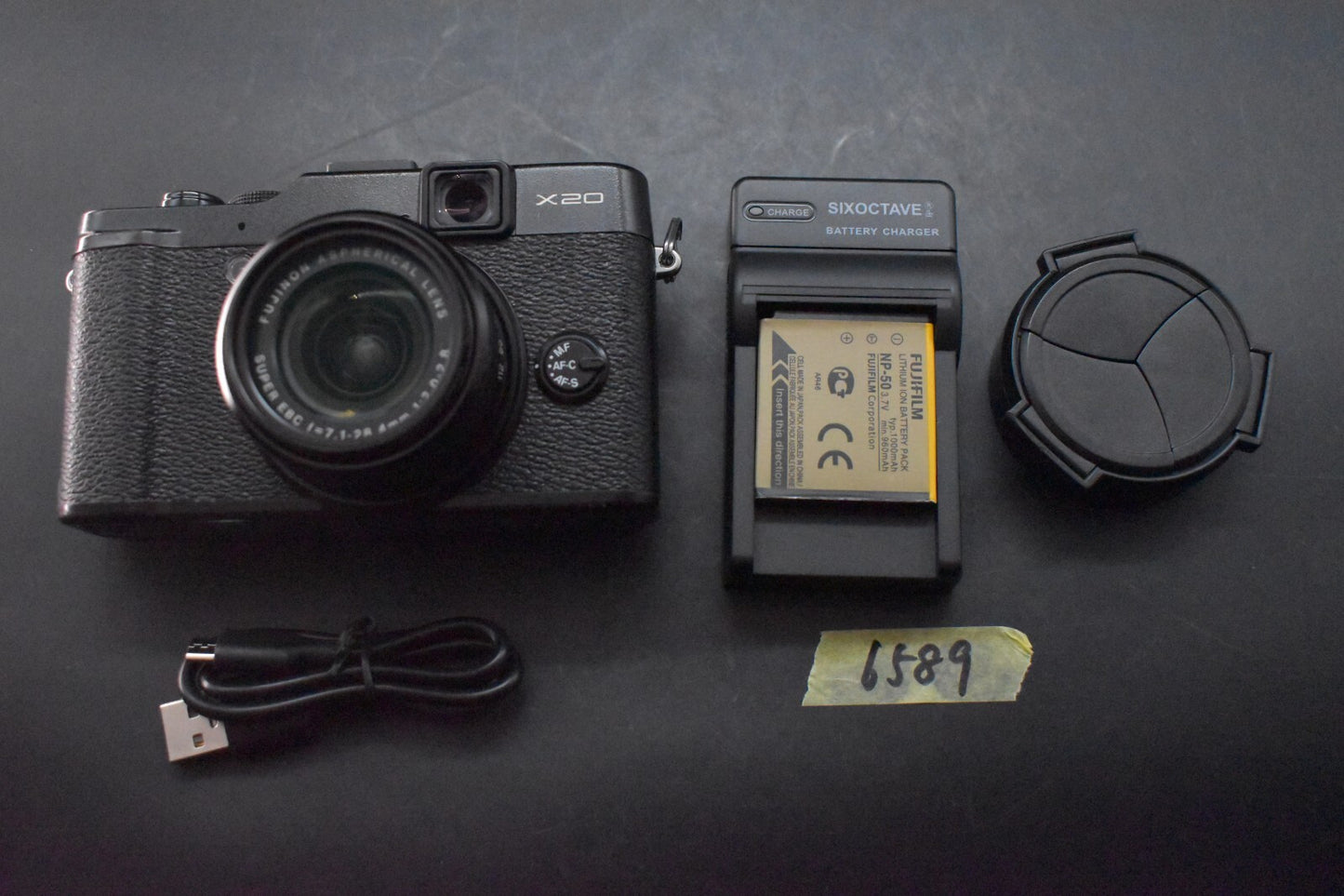 [1 Yr Warranty] FUJIFILM X20 Compact Digital Camera Black Fuji X Series 6589