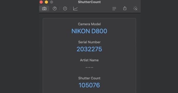 Nikon D800 36.3MP FX Digital SLR Camera Body 【ALMOST MINT SC 105076】 #968
