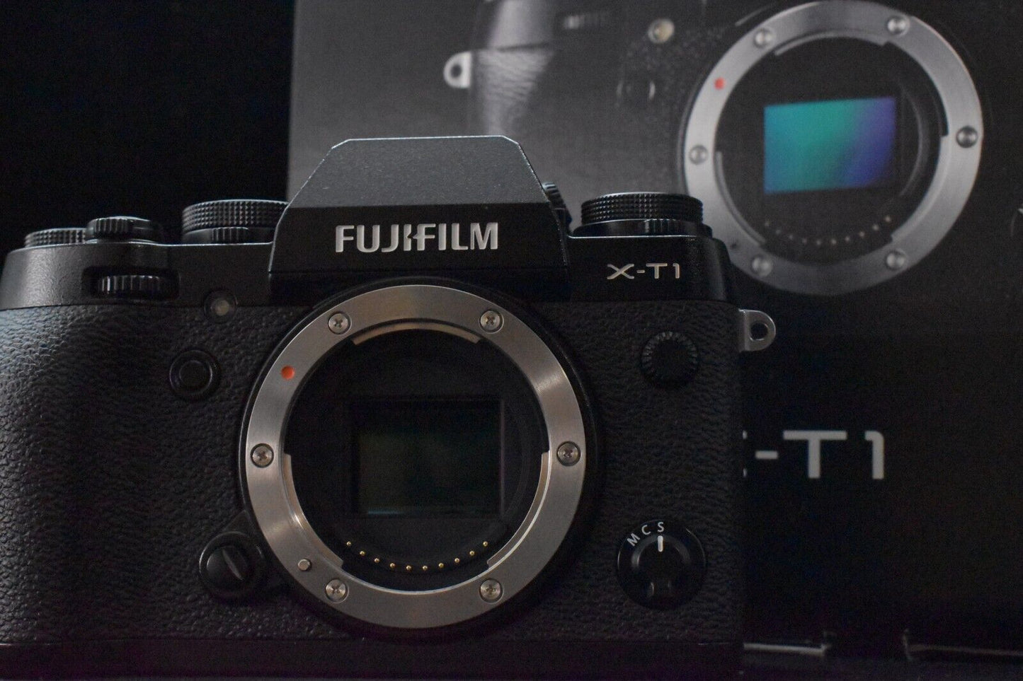 Fujifilm X-T1 16.3MP Mirrorless Digital Camera Black [MINT SC 1] #5453